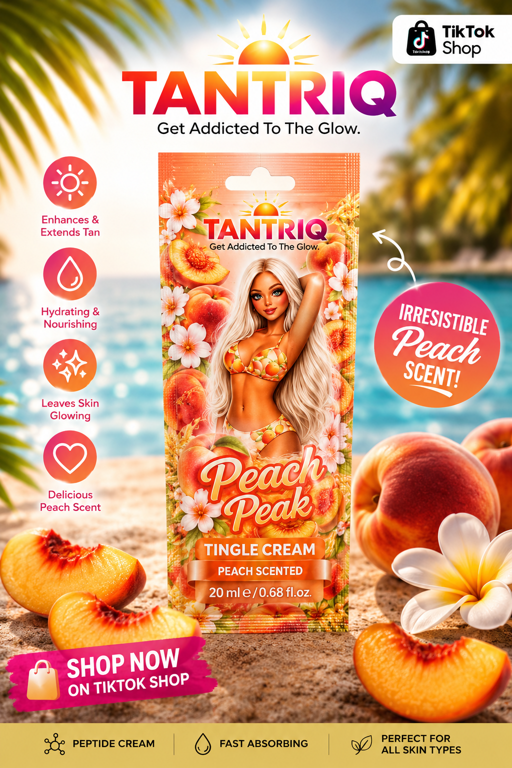 PEACH PEAK - TINGLE CREAM 20ML SACHET
